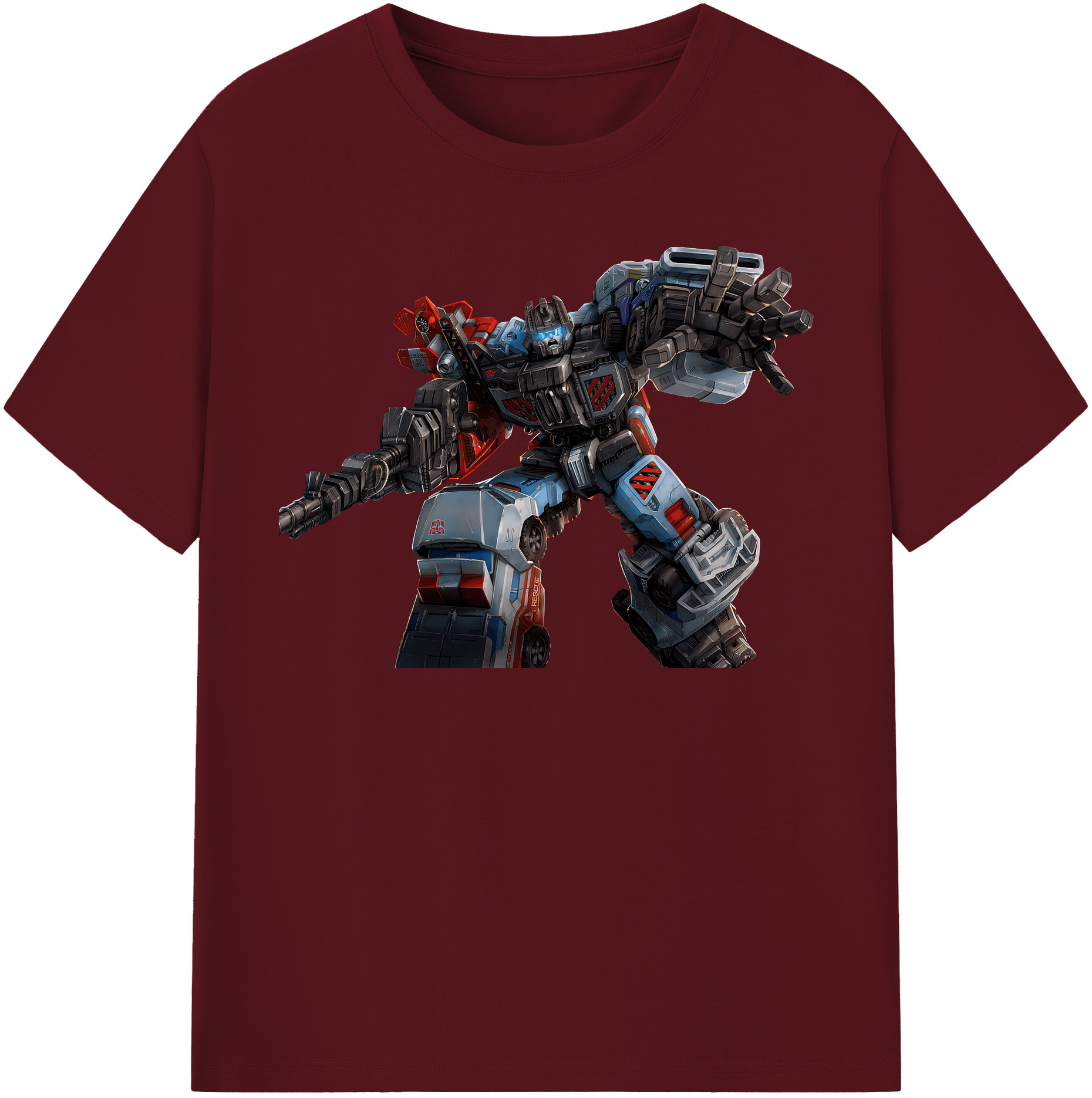 （画像用） Transformers トランスフォーマー 綿100％半袖Tシャツ（フロントプリント）